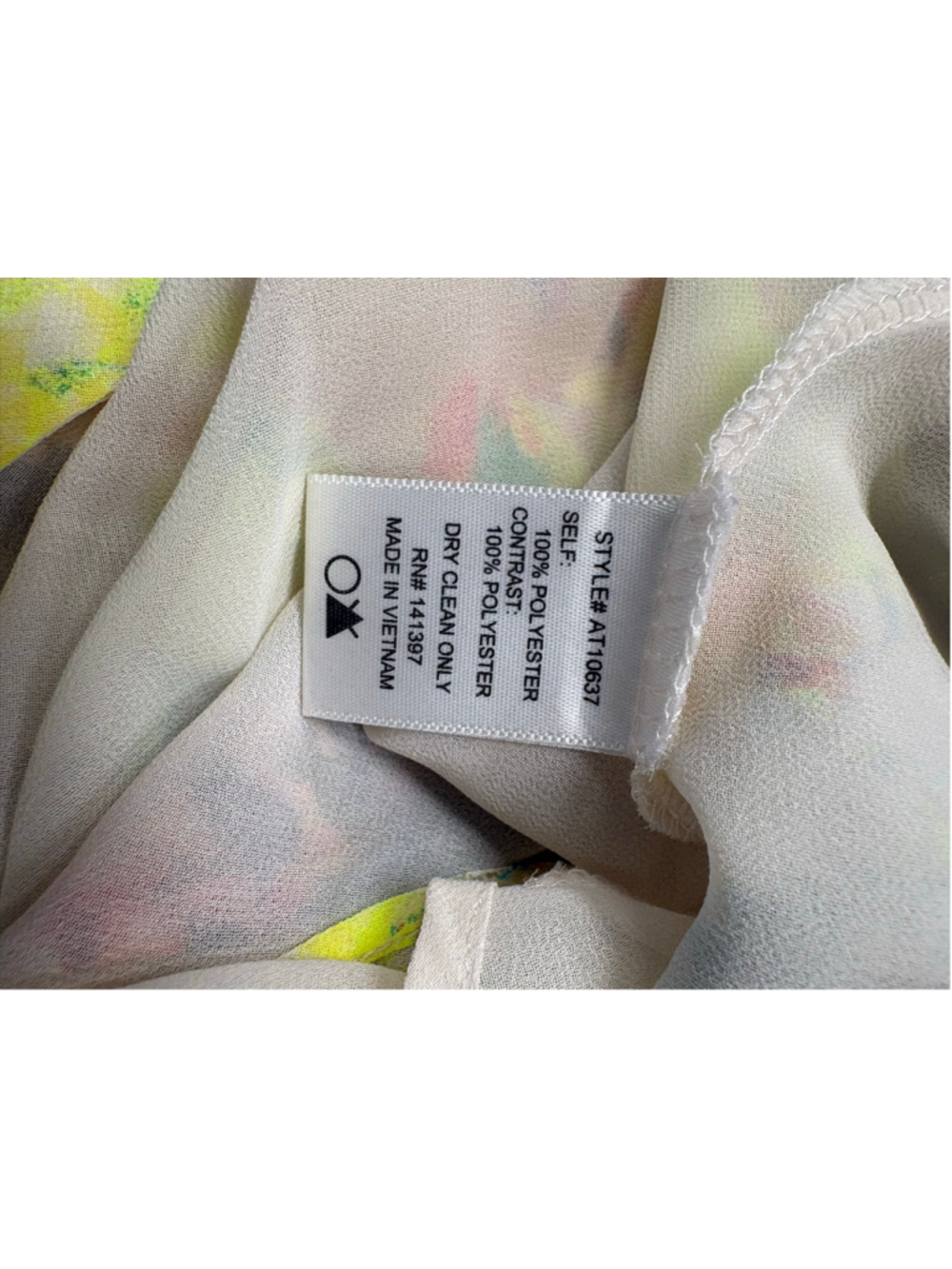 ASTR the Label Neon Floral Flyaway Asymmetric Cami Tank Top Size M - Picture 8 of 8